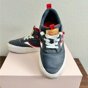 Levi's Kids Denim and Leather Lace-Up Sneakers